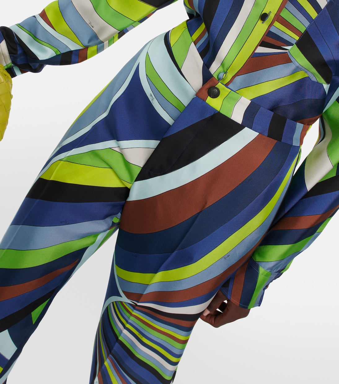 Pantaloni regular Iride in seta | Pucci