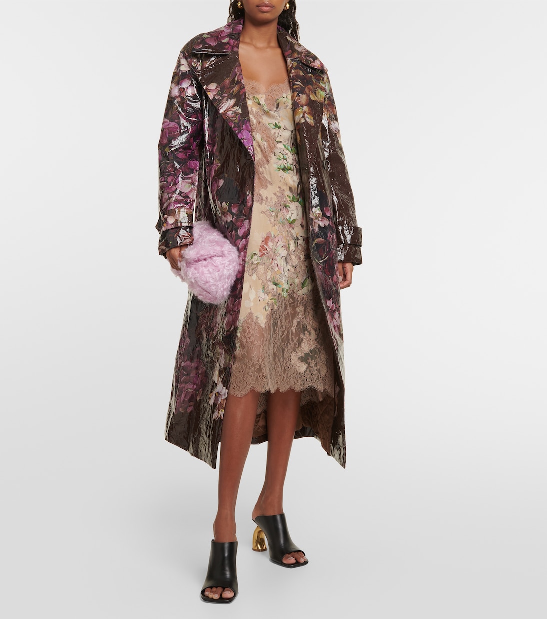 Clutch in pelliccia sintetica | Dries Van Noten