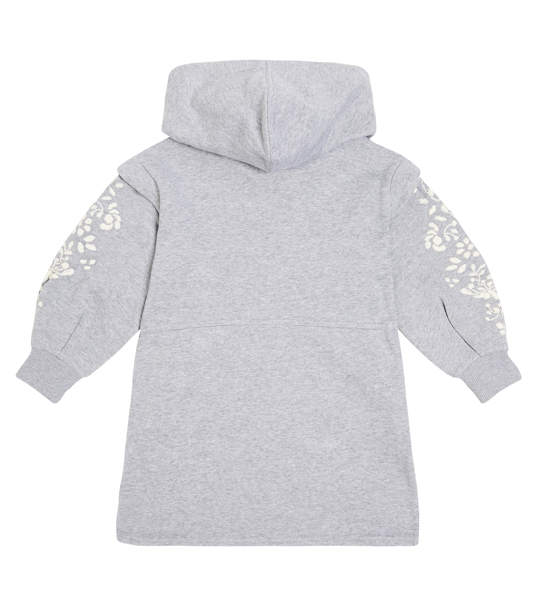 Robe sweat-shirt à capuche en coton | Chloé Kids