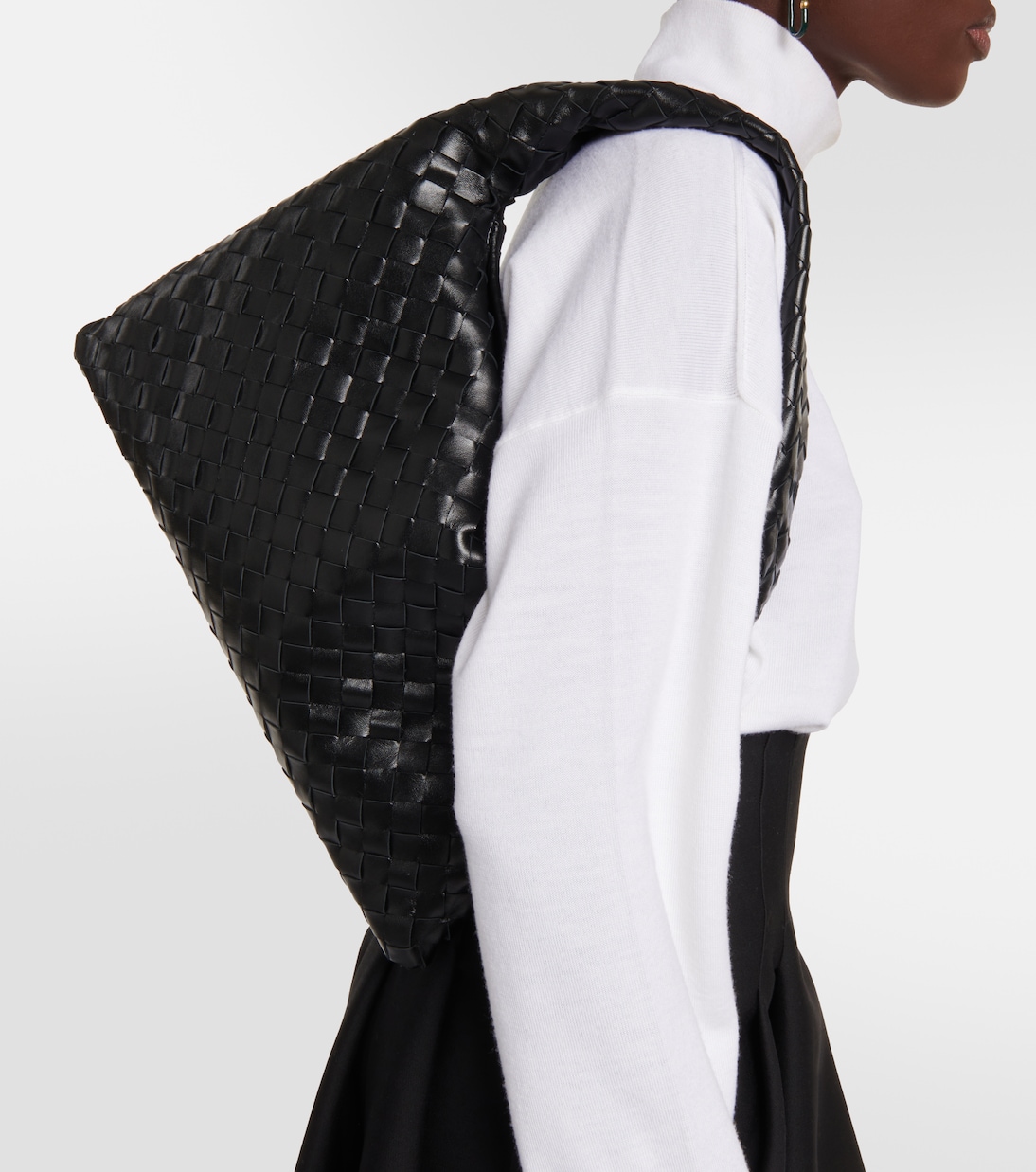 Sac Hop Medium Intrecciato en cuir | Bottega Veneta
