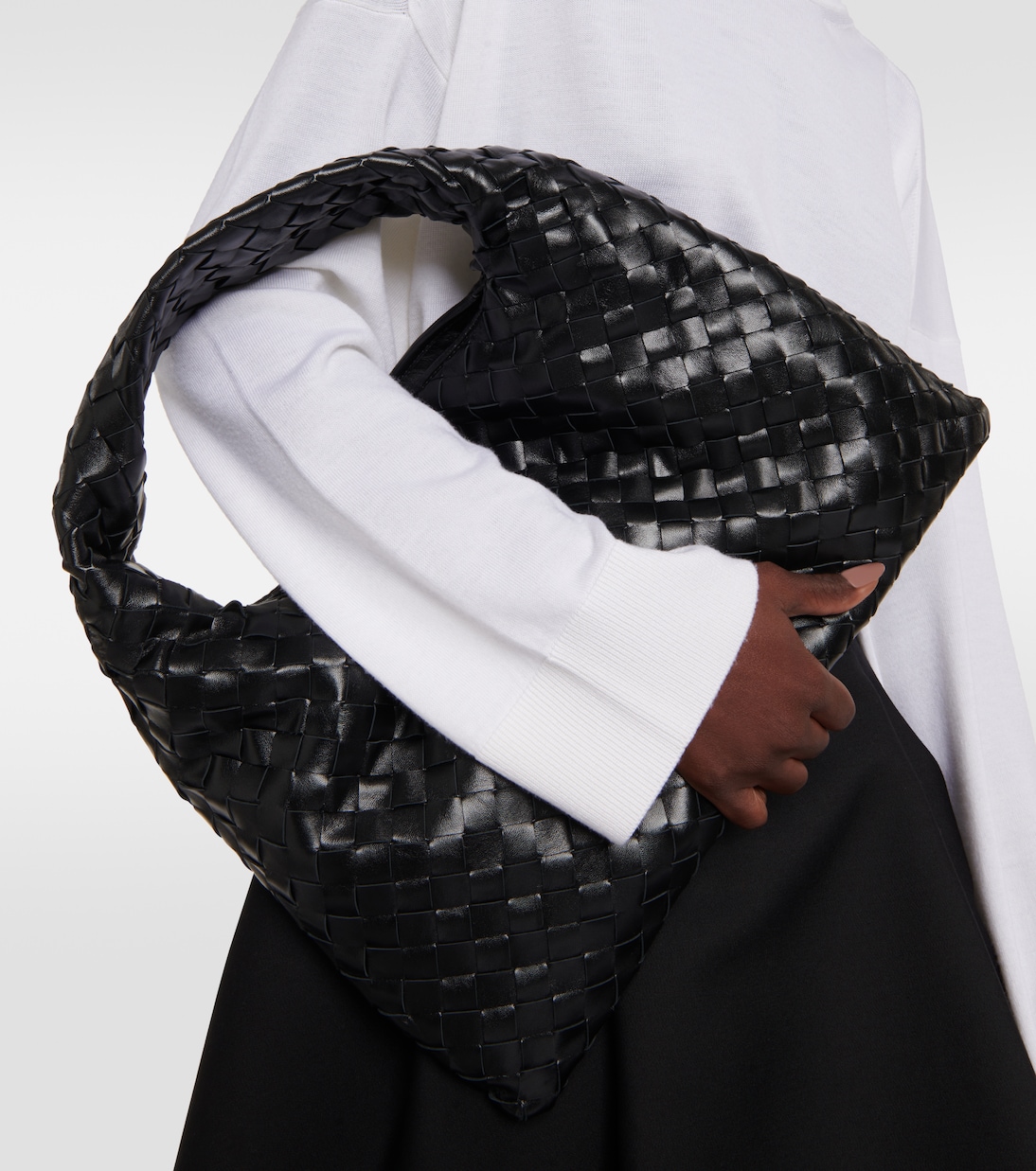 Sac Hop Medium Intrecciato en cuir | Bottega Veneta