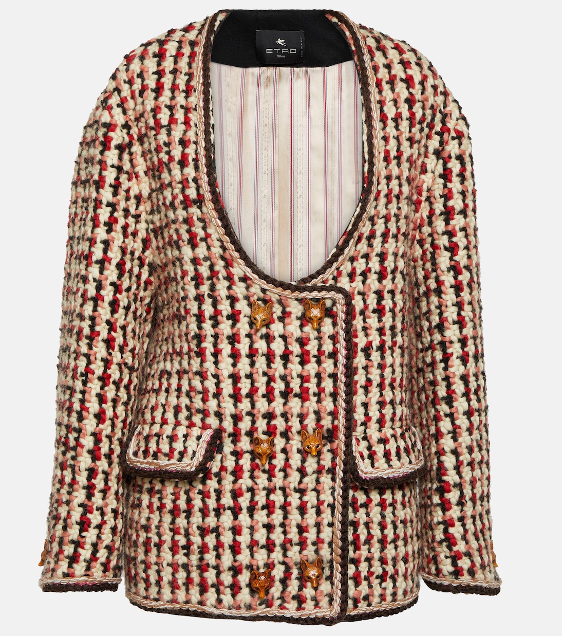 Chaqueta oversized de mezcla de lana | Etro