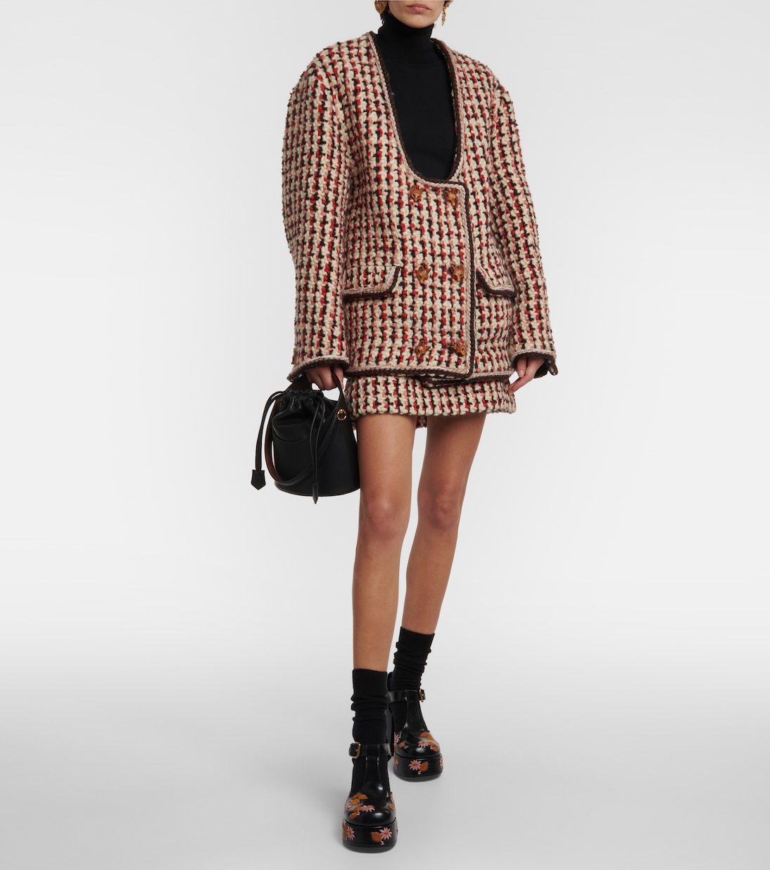 Chaqueta oversized de mezcla de lana | Etro