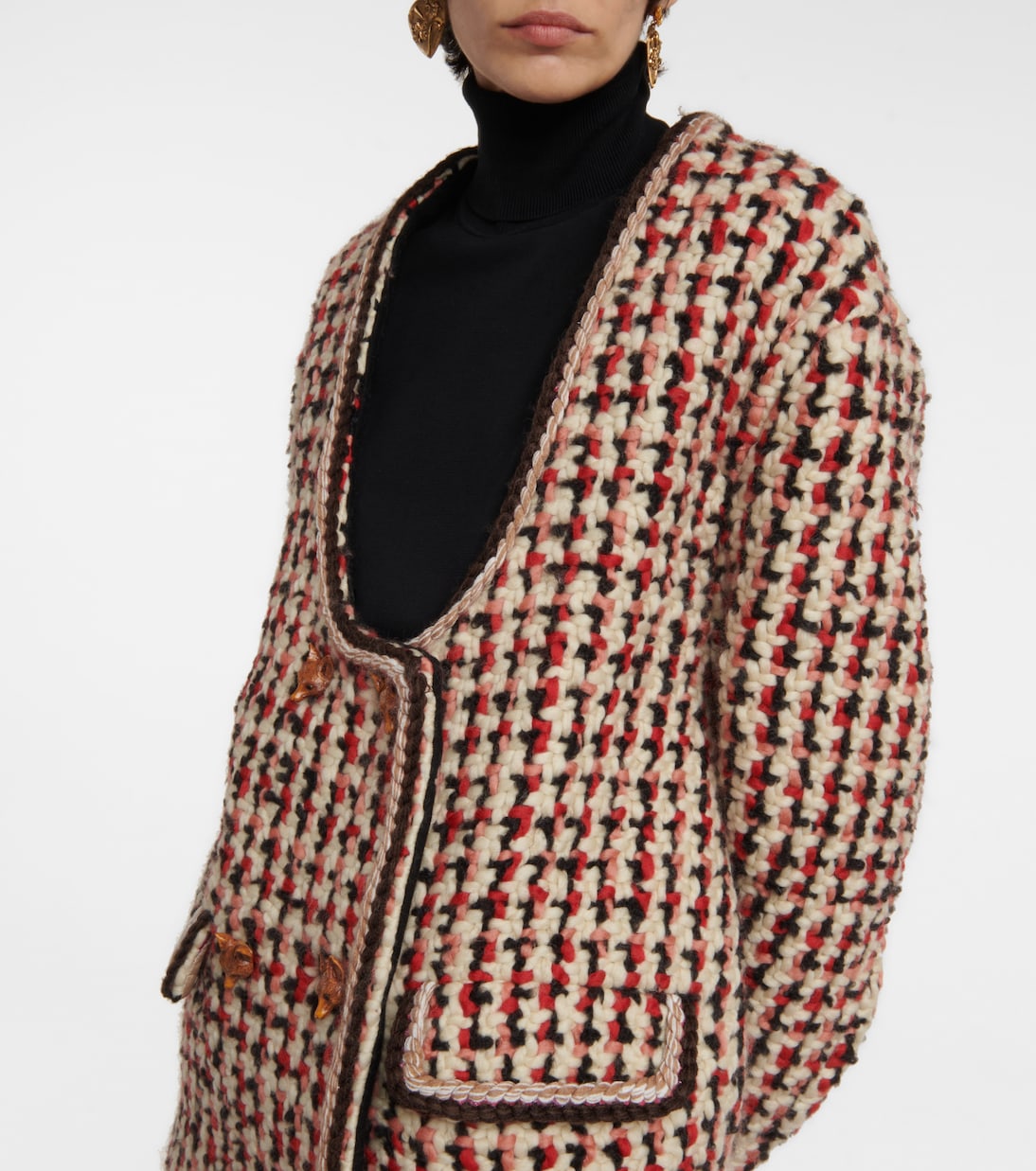 Chaqueta oversized de mezcla de lana | Etro