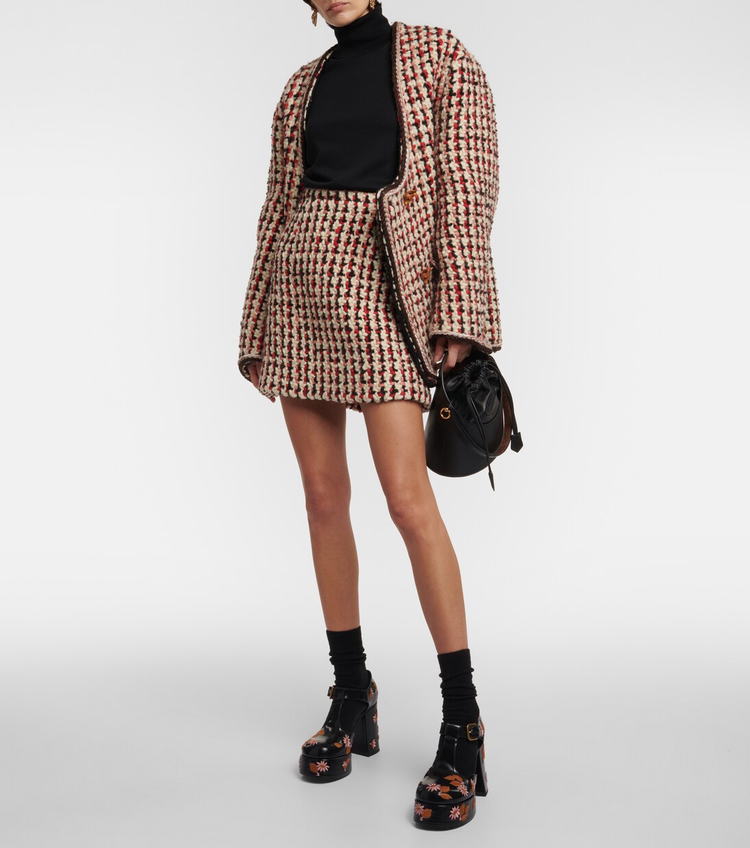 Chaqueta oversized de mezcla de lana | Etro
