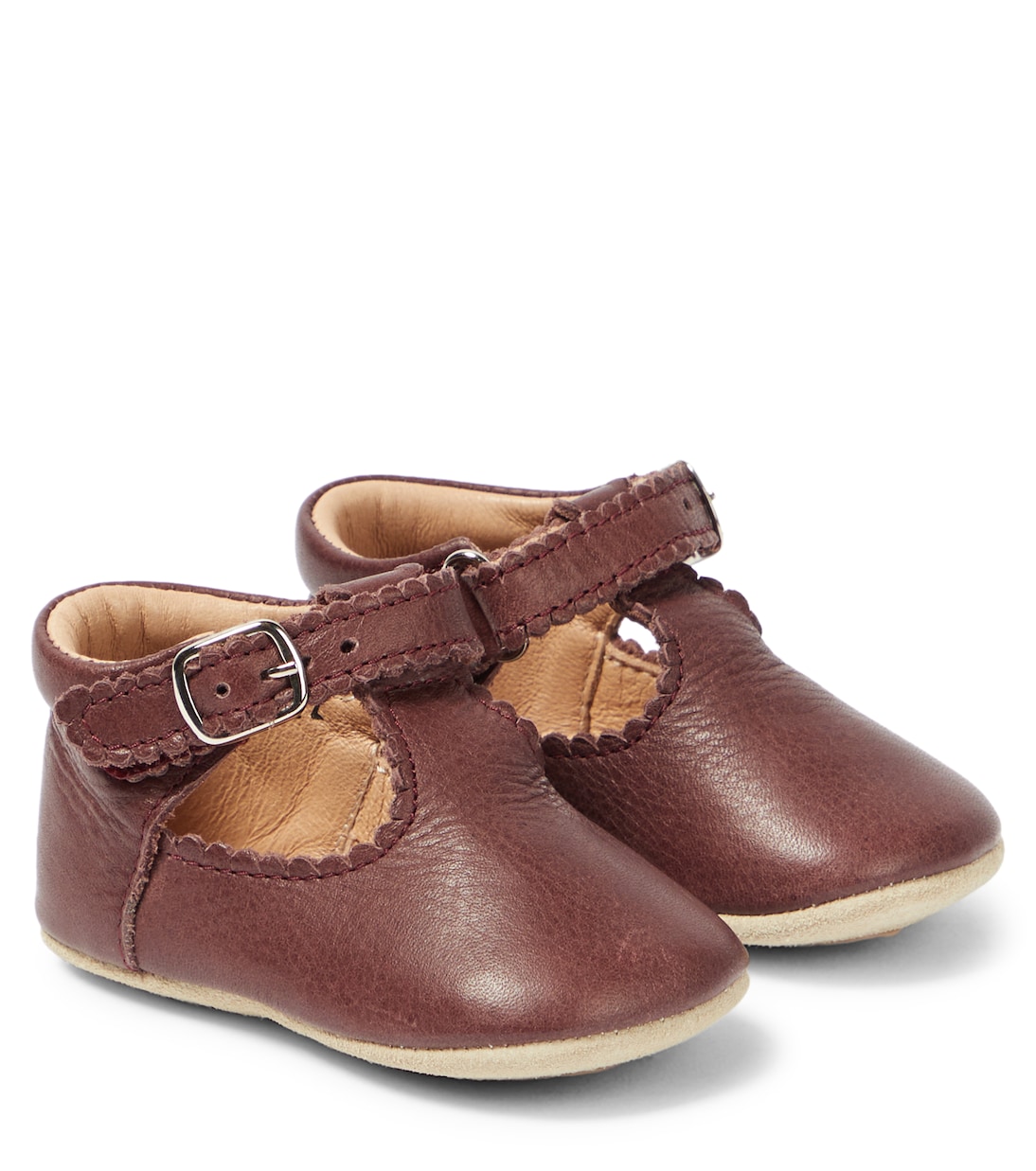 Baby - Scarpine T-bar in pelle | Petit Nord