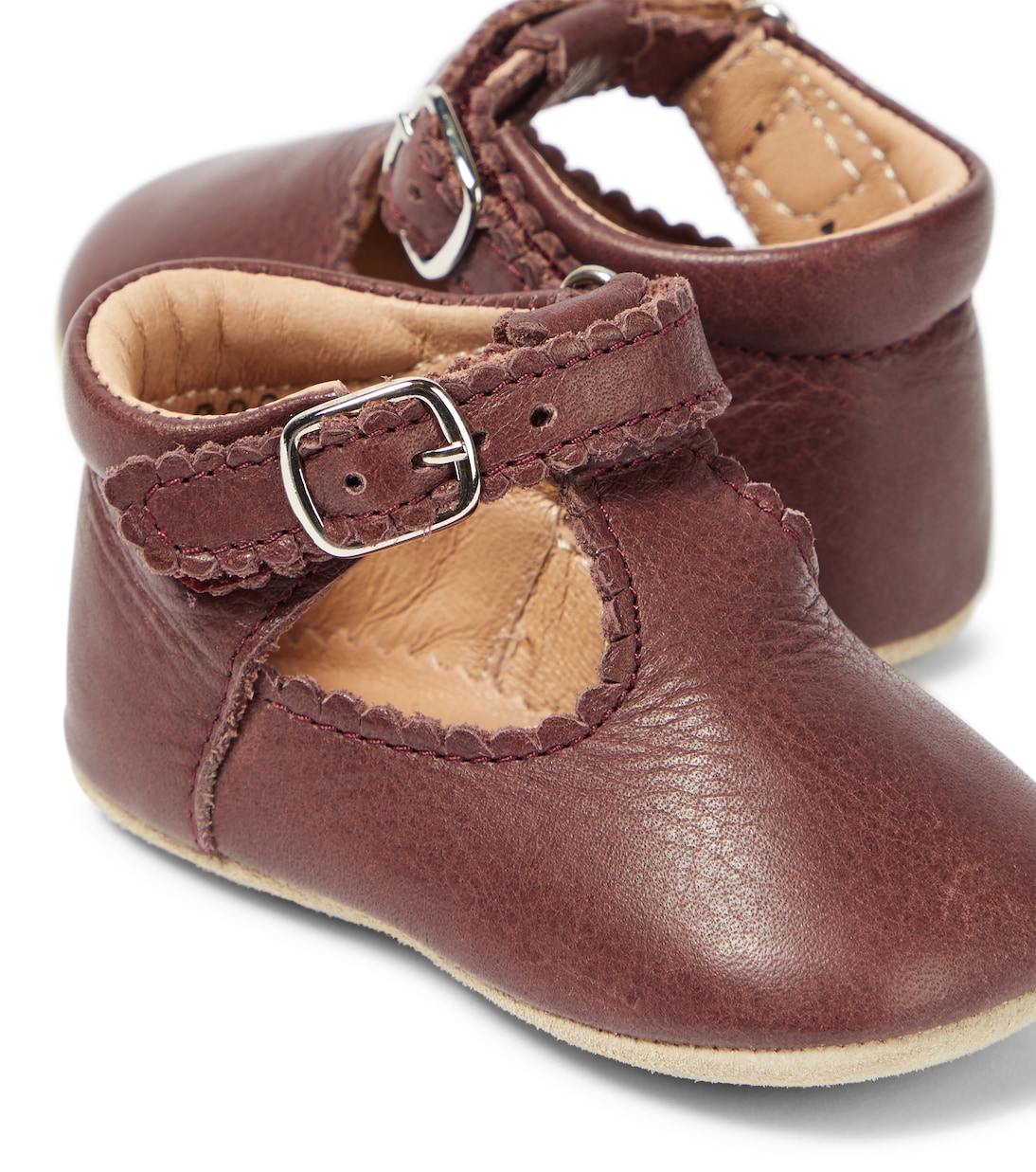 Baby - Scarpine T-bar in pelle | Petit Nord