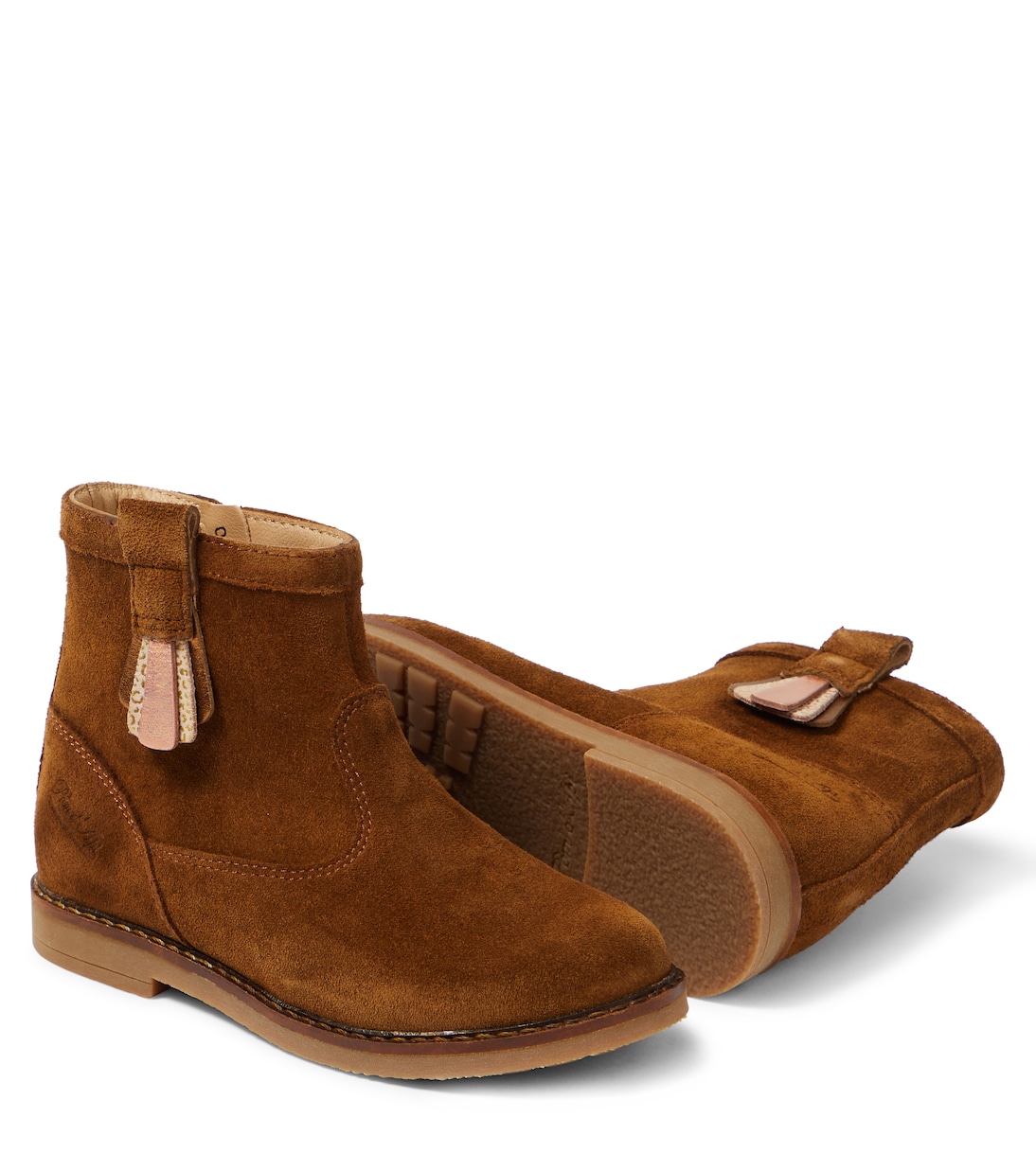 Stiefel Trip Arty aus Veloursleder | Pom d'Api