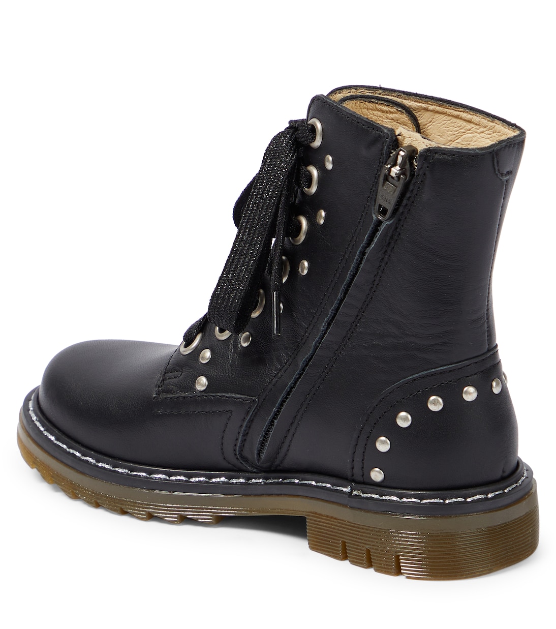 Sid Hi Stud leather ankle boots | Pom d'Api