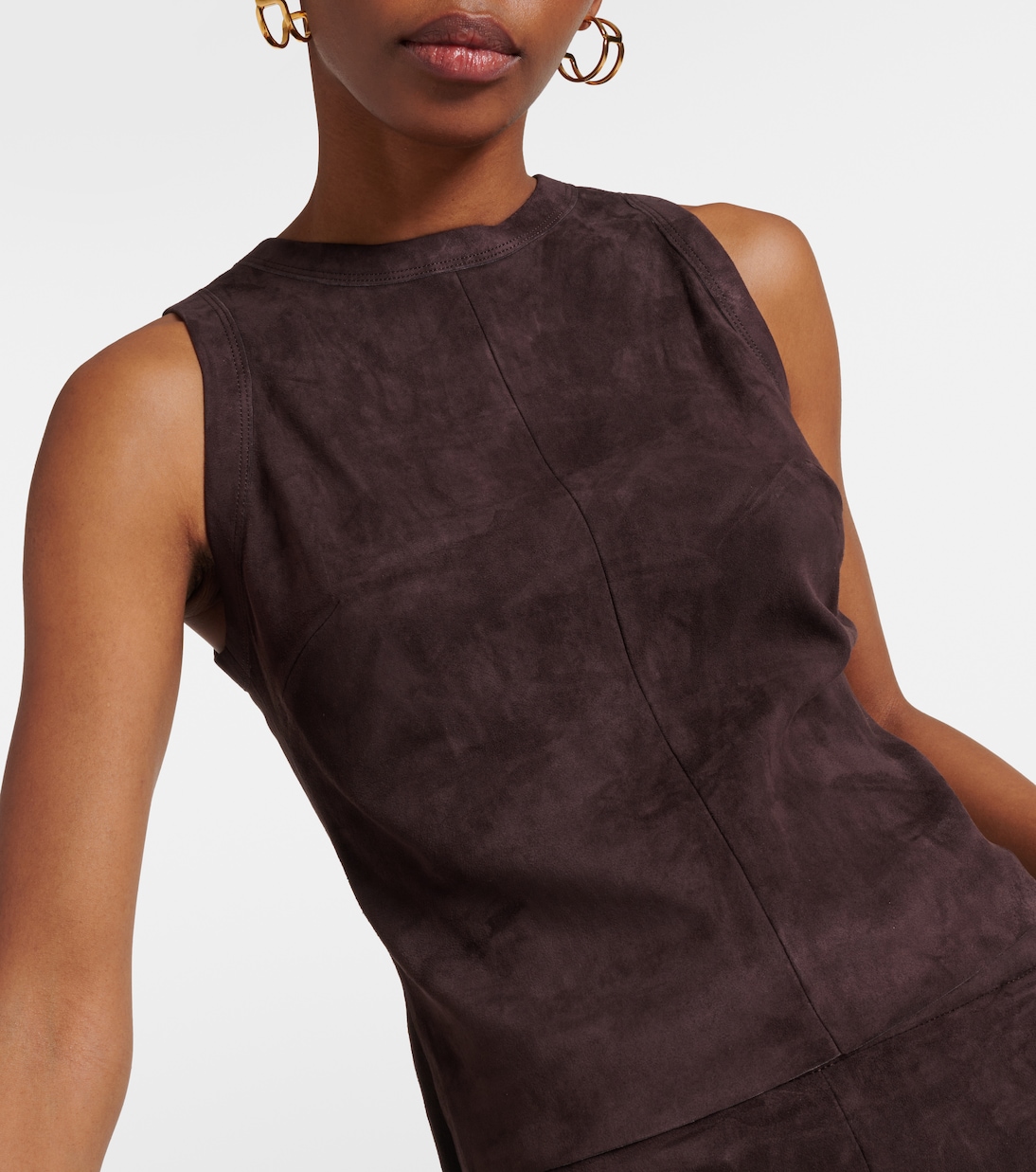 Tank top Pam in suede | Stouls