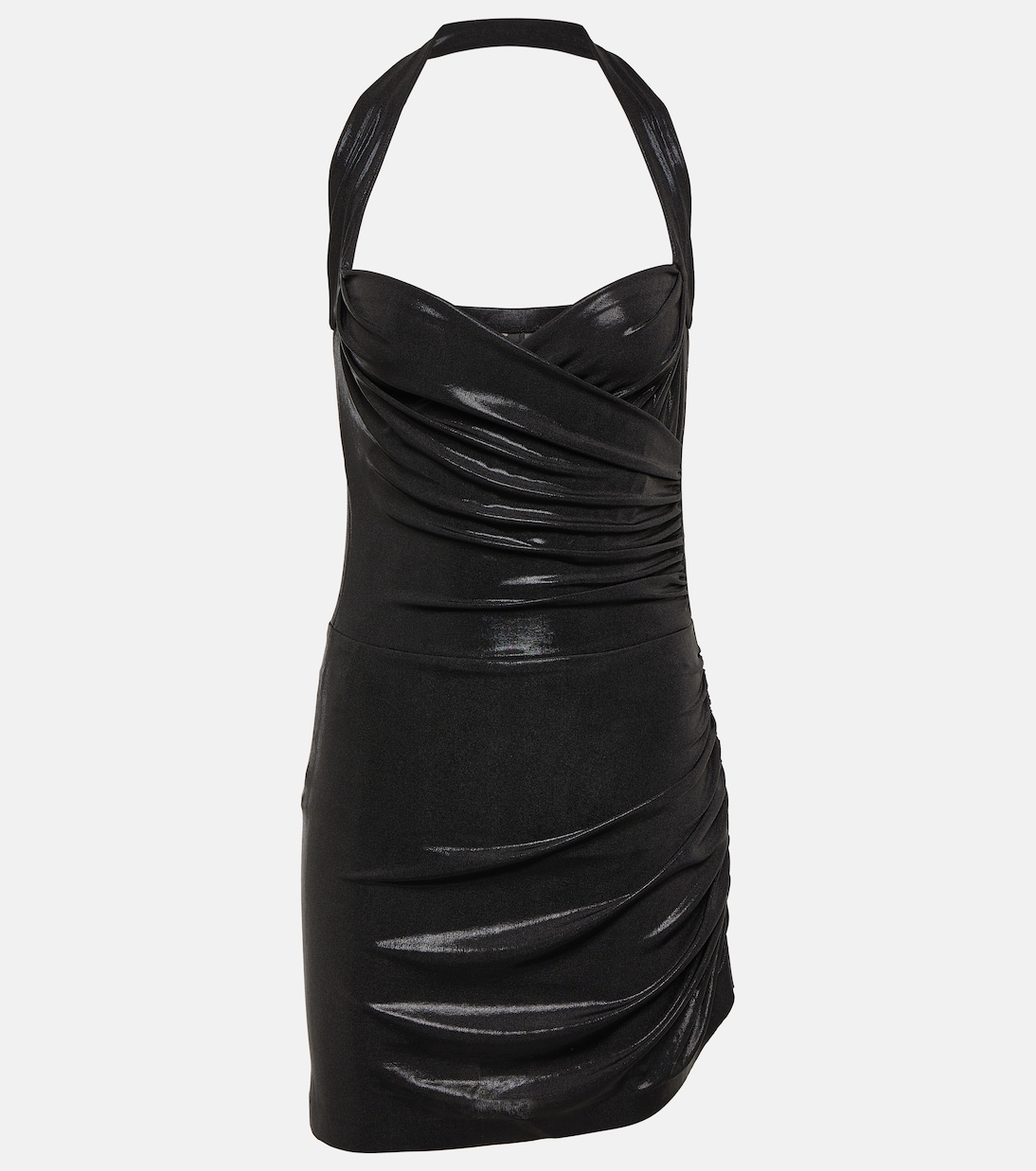 Cayla ruched lamé minidress | Norma Kamali