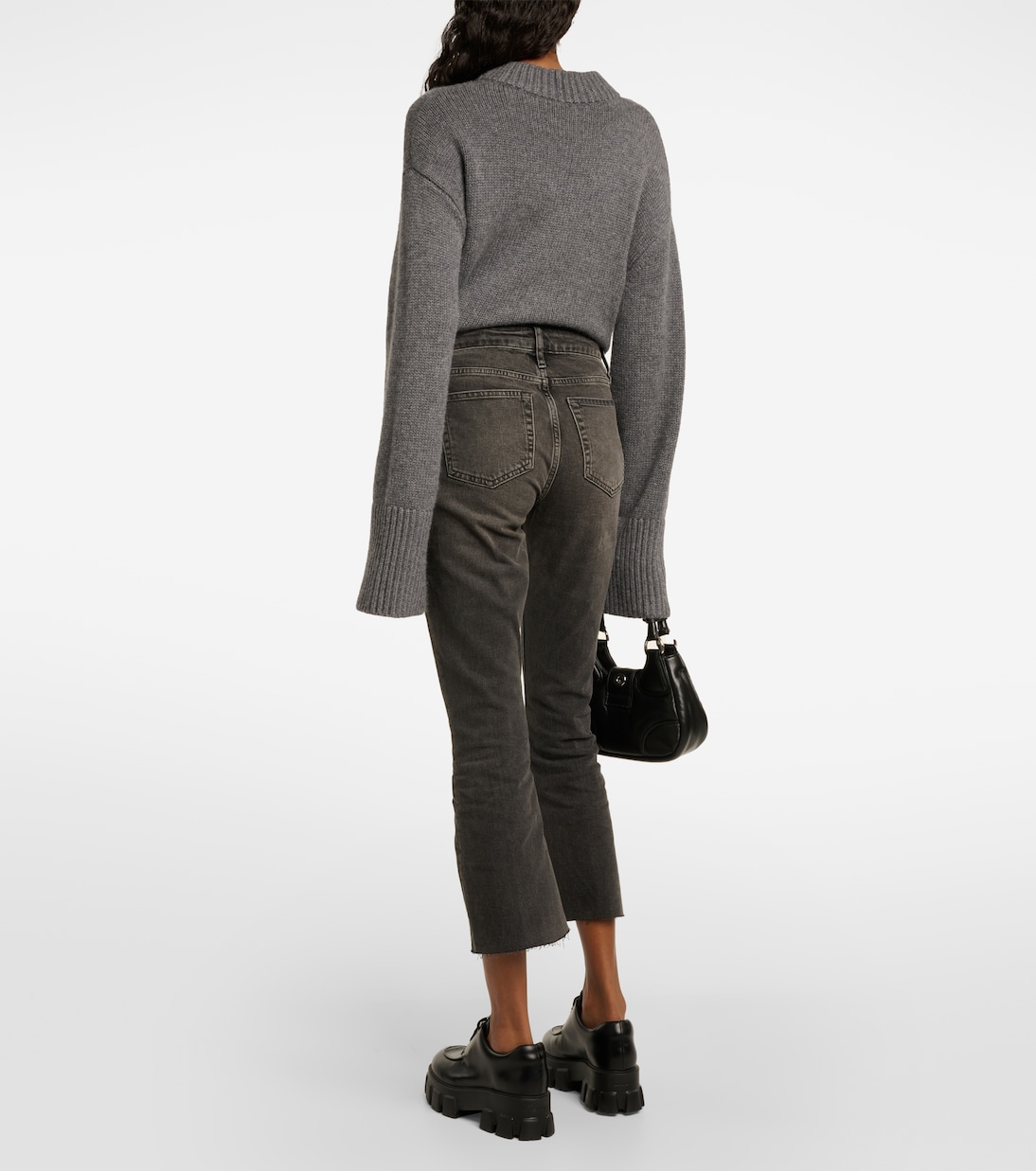 Le Crop Mini Boot high-rise bootcut jeans | Frame