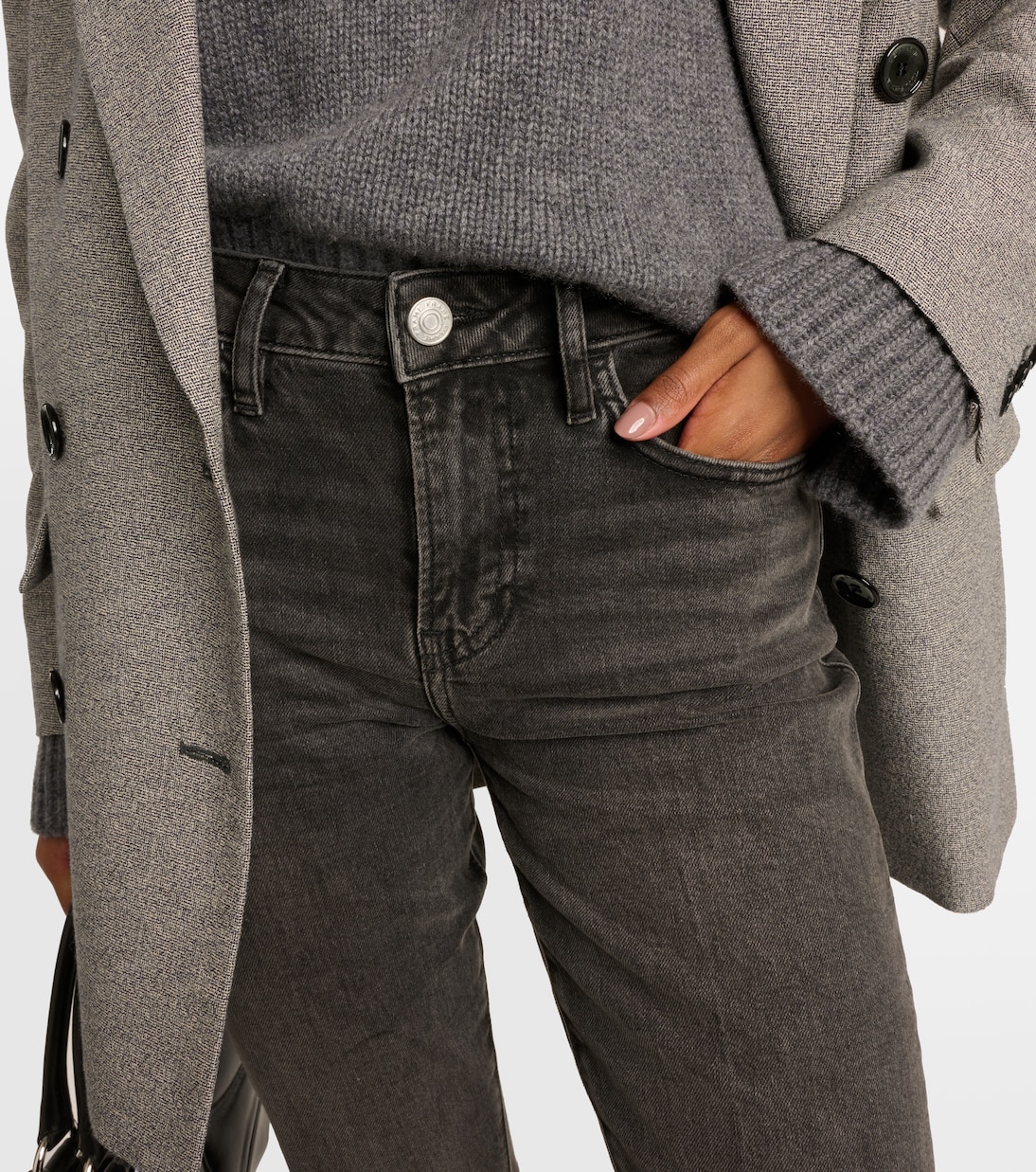 Le Crop Mini Boot high-rise bootcut jeans | Frame