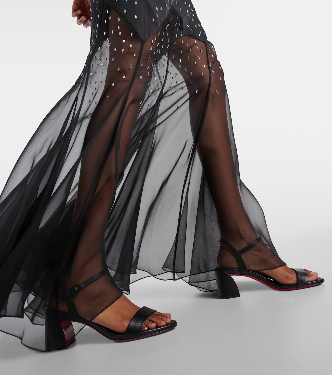 Sandales Miss Jane 55 en cuir | Christian Louboutin