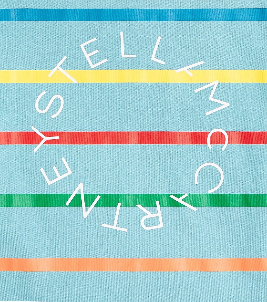 스트라이프 코튼 저지 티셔츠 | Stella McCartney Kids