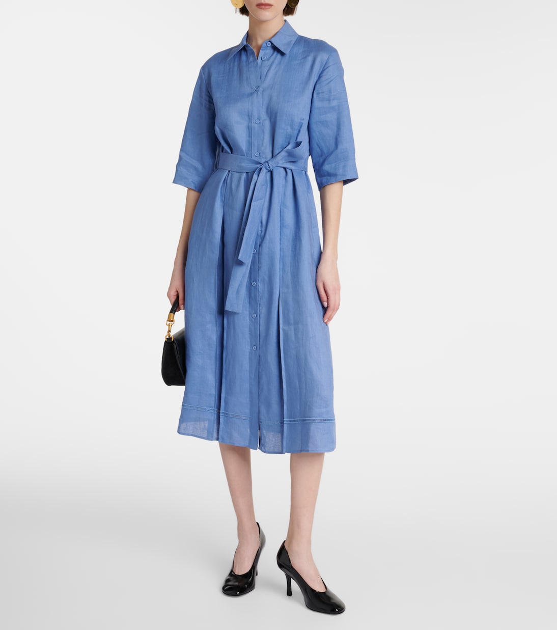 Robe midi Nocino en lin | Max Mara
