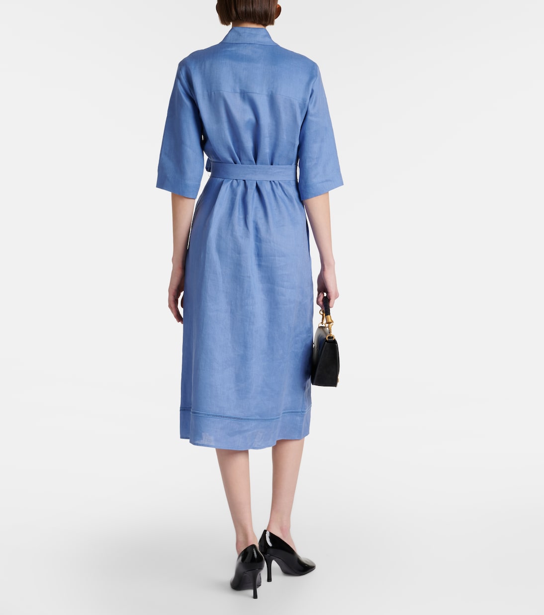 Robe midi Nocino en lin | Max Mara