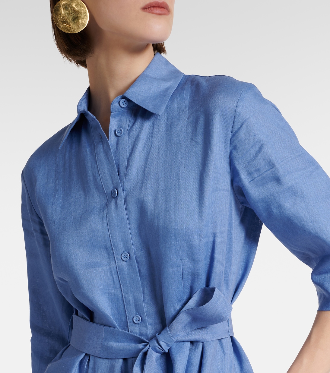 Robe midi Nocino en lin | Max Mara