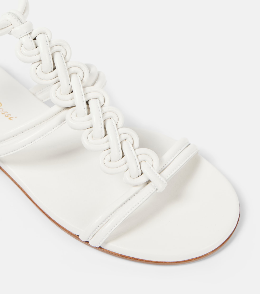 Capua braided leather gladiator sandals | Gianvito Rossi