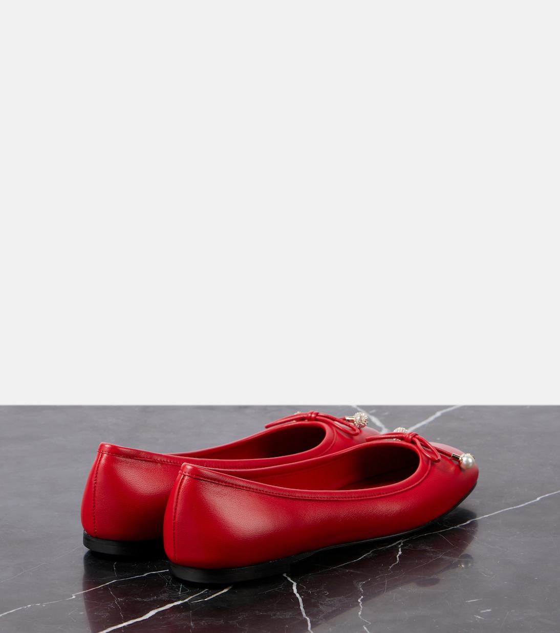Ballerinas Elme aus Leder | Jimmy Choo