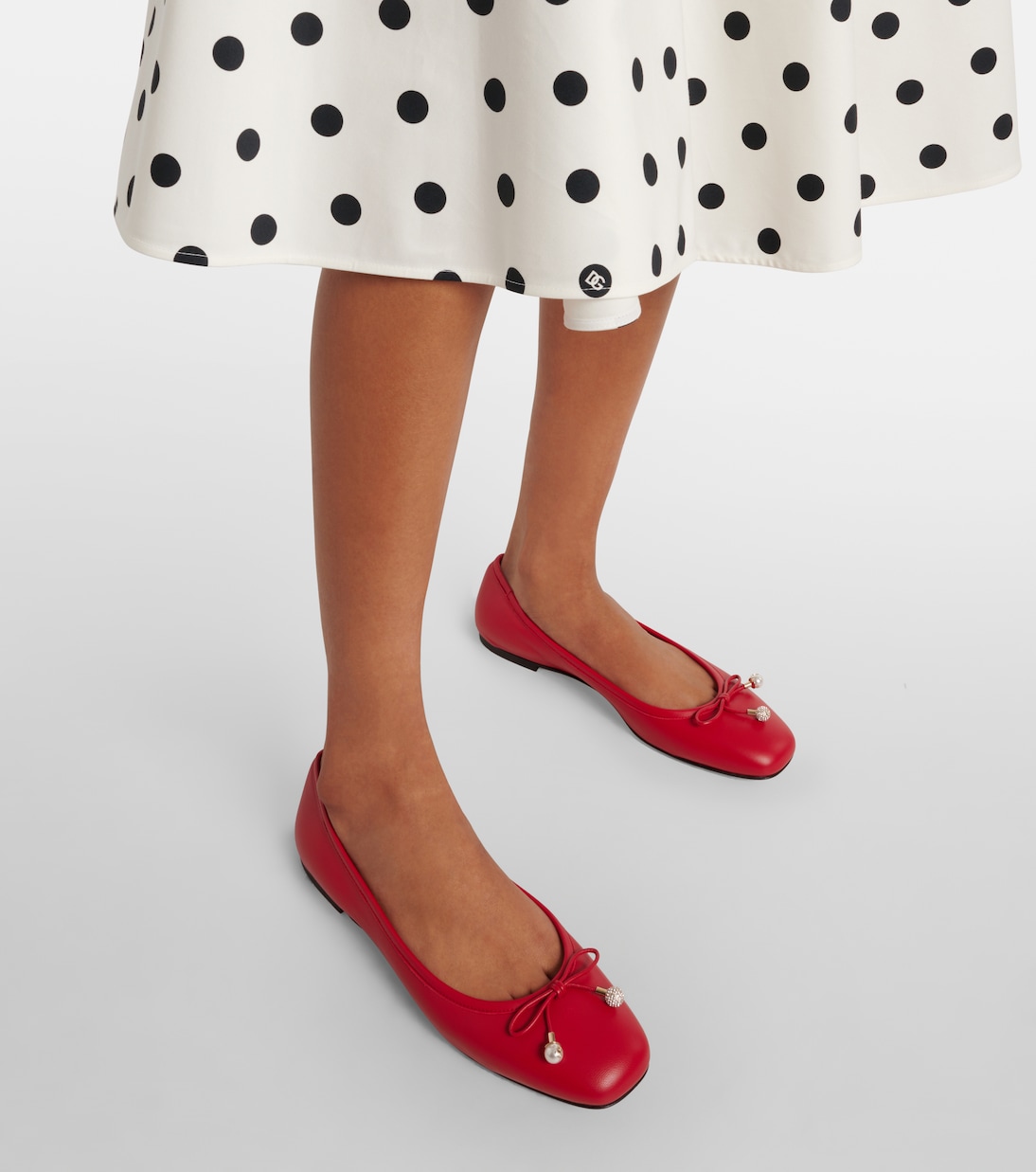 Ballerinas Elme aus Leder | Jimmy Choo