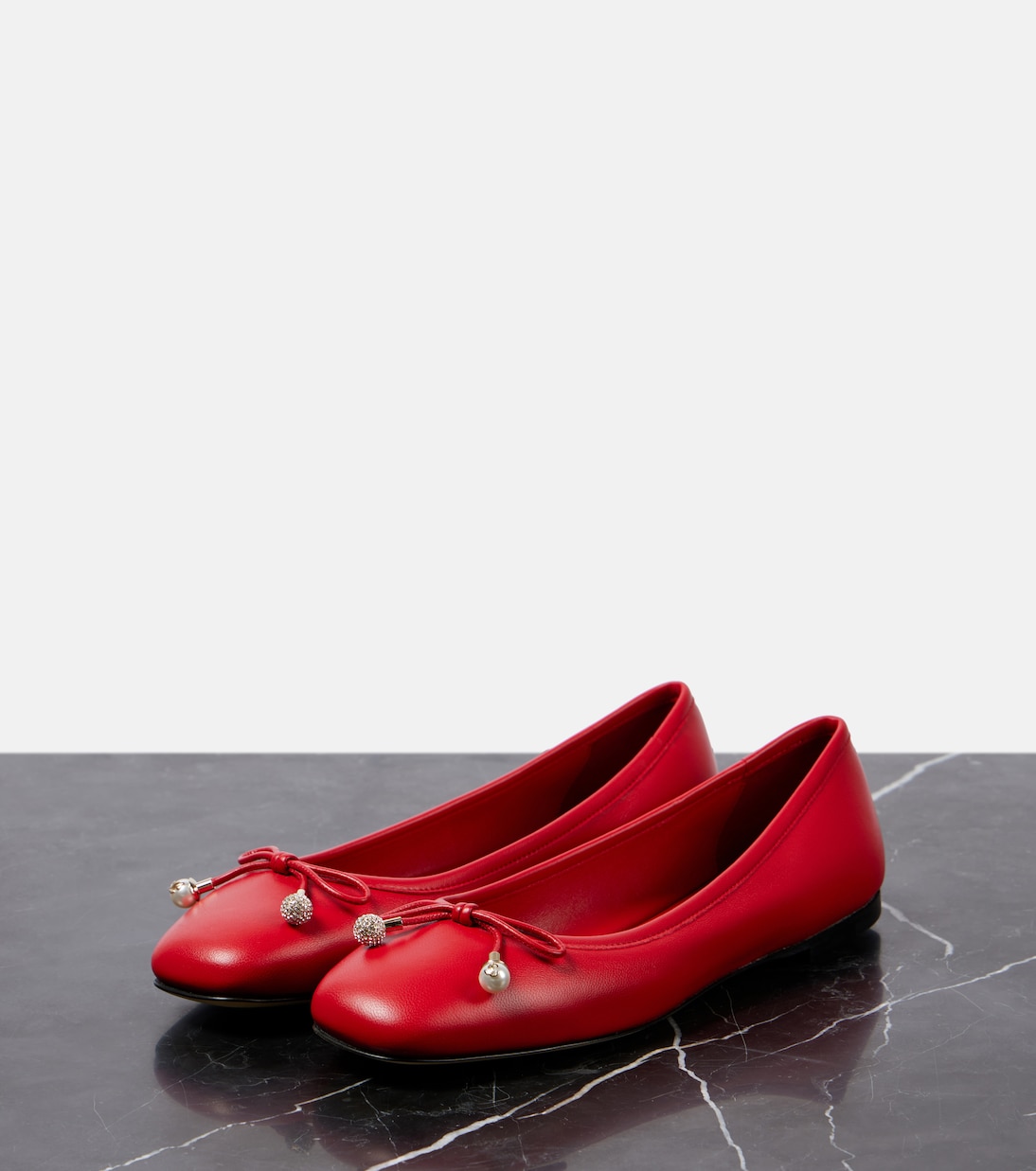 Ballerinas Elme aus Leder | Jimmy Choo