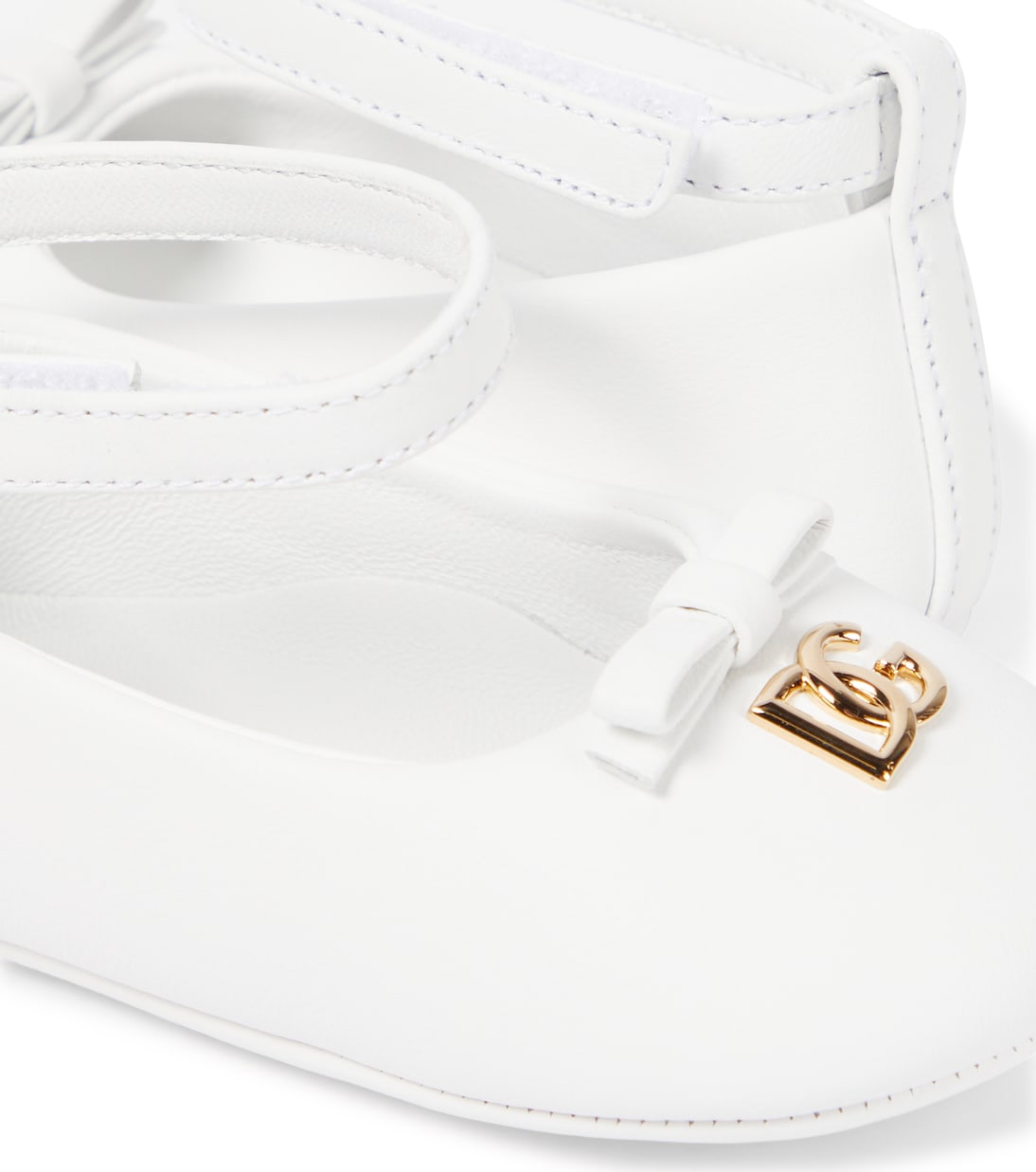 Baby leather ballet flats | Dolce&Gabbana Kids