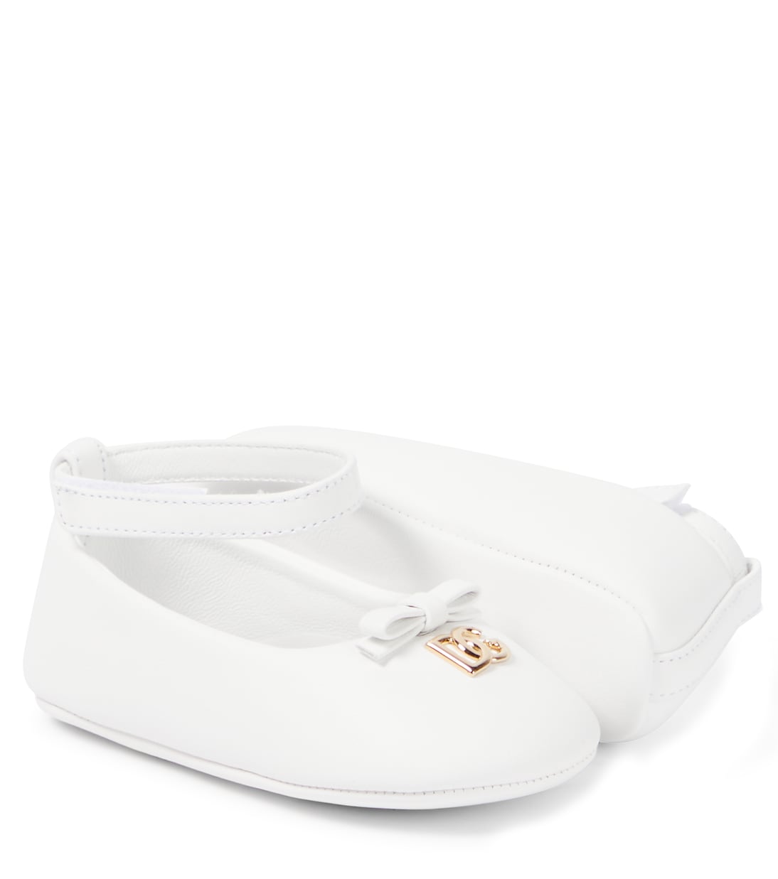 Baby leather ballet flats | Dolce&Gabbana Kids