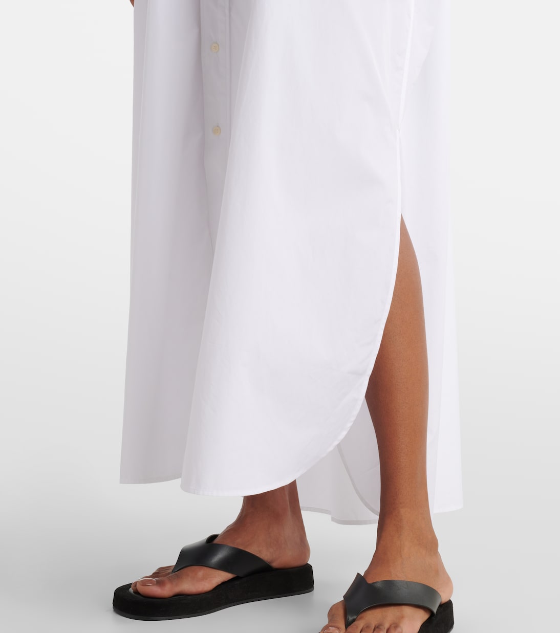 Abito chemisier oversize in cotone | Wardrobe.NYC