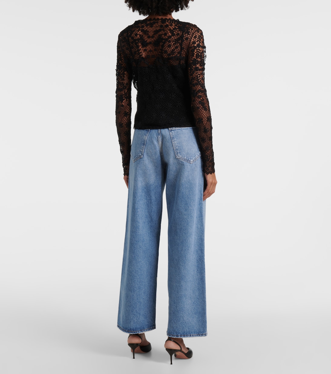 Layered cotton lace top | Polo Ralph Lauren