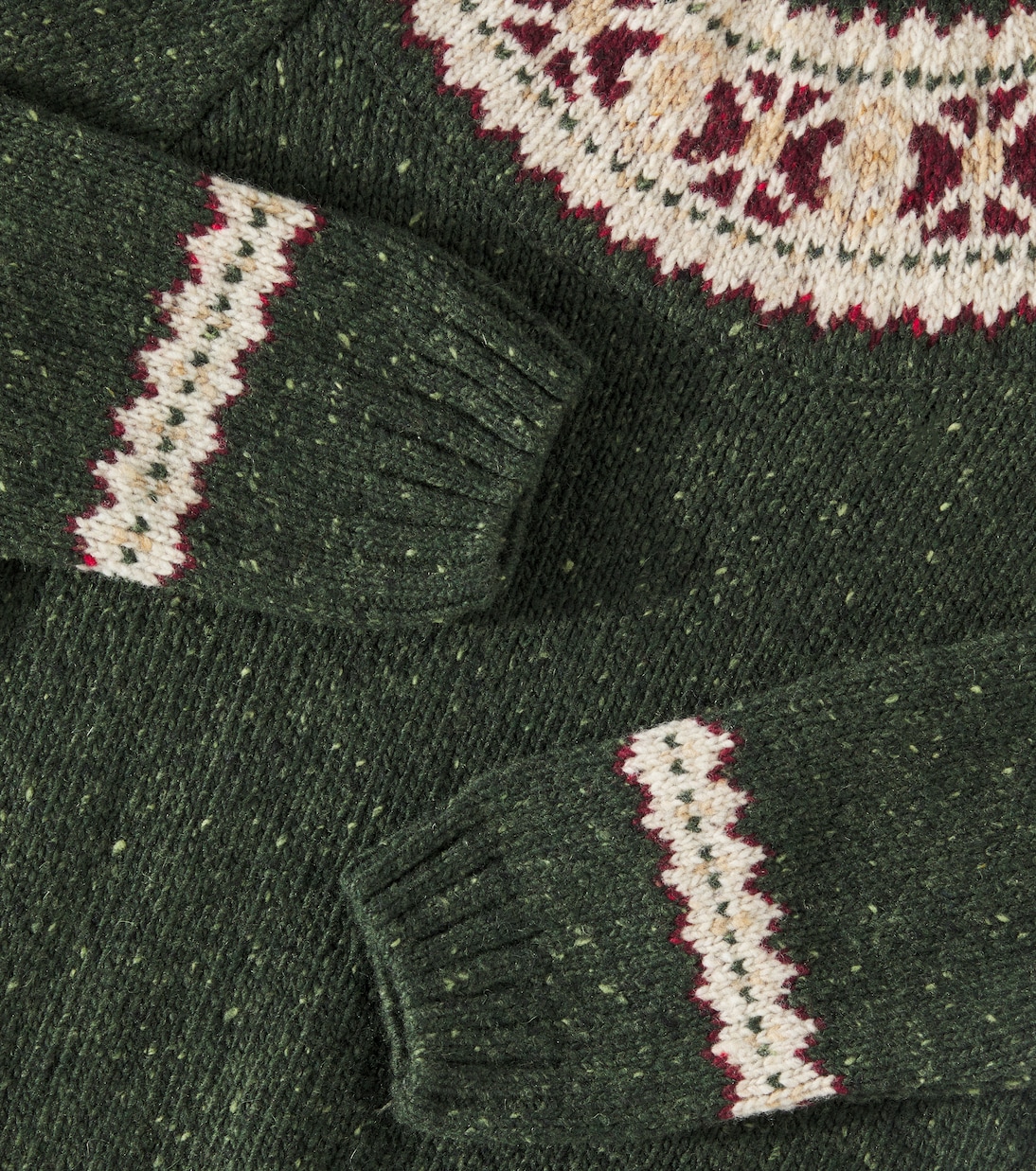 Fair Isle wool-blend sweater | La Coqueta