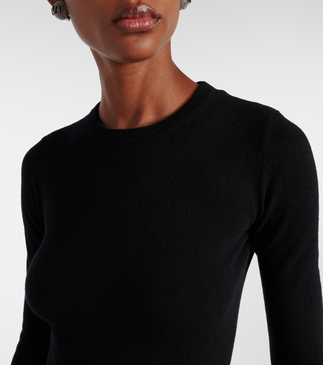 Pullover in lana con volant | Valentino