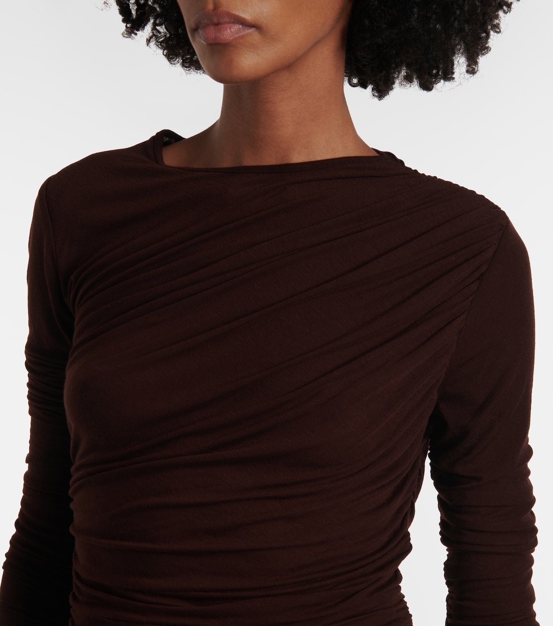 Top drapeado Tania de jersey | Agolde