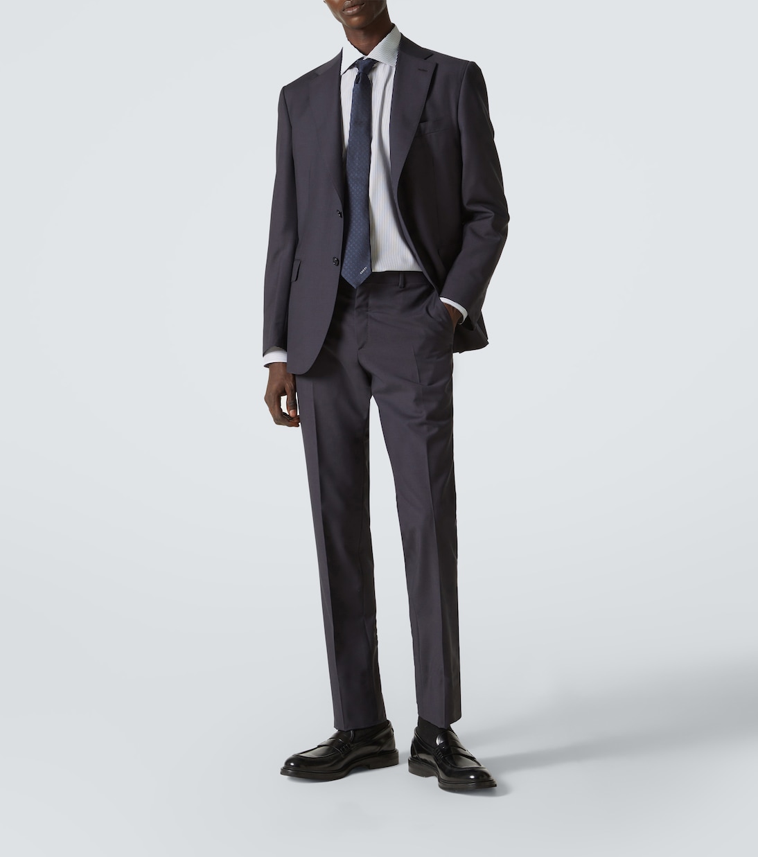 Chemise rayée en coton | Brioni