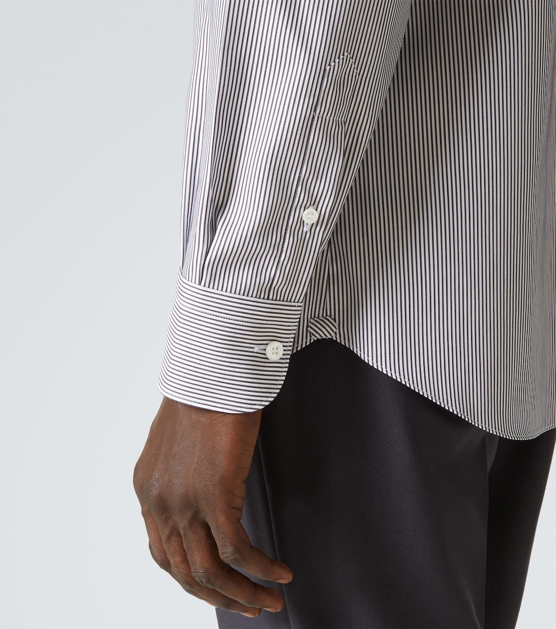 Chemise rayée en coton | Brioni