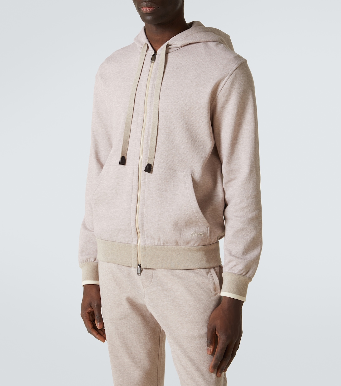 Sudadera con capucha de mezcla de algodón | Brioni