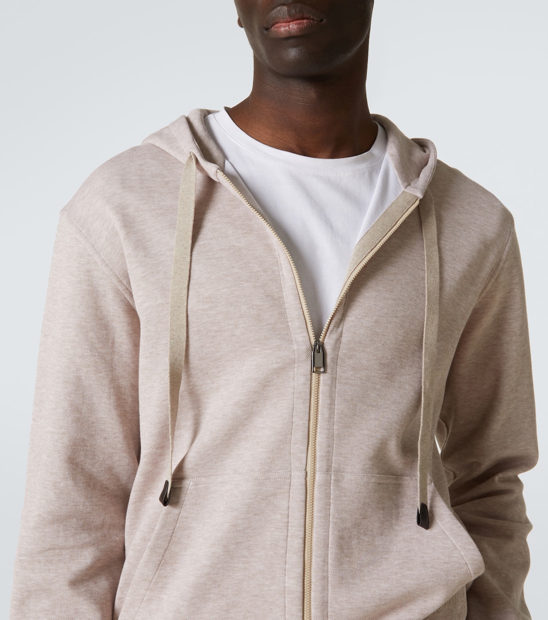 Sudadera con capucha de mezcla de algodón | Brioni