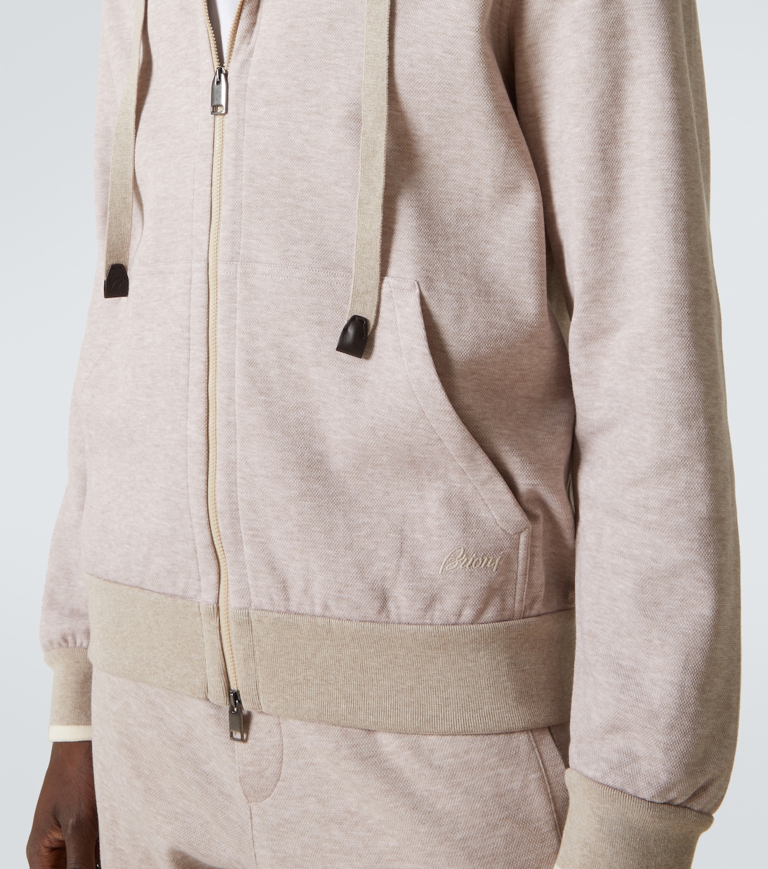 Sudadera con capucha de mezcla de algodón | Brioni