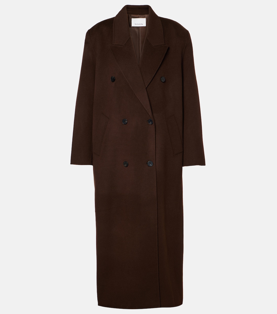 Gaia double-breasted wool-blend coat | The Frankie Shop