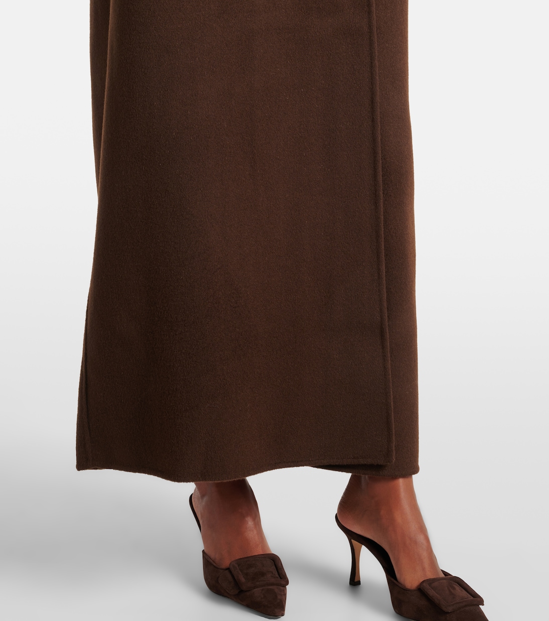 Gaia double-breasted wool-blend coat | The Frankie Shop