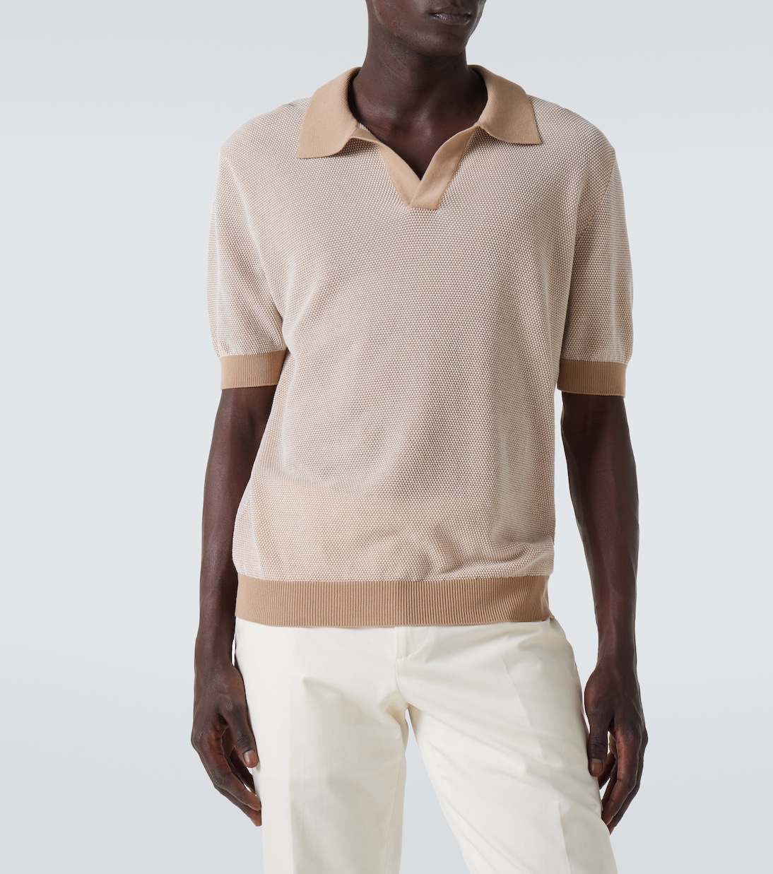 Polo in maglia di cotone | Lardini