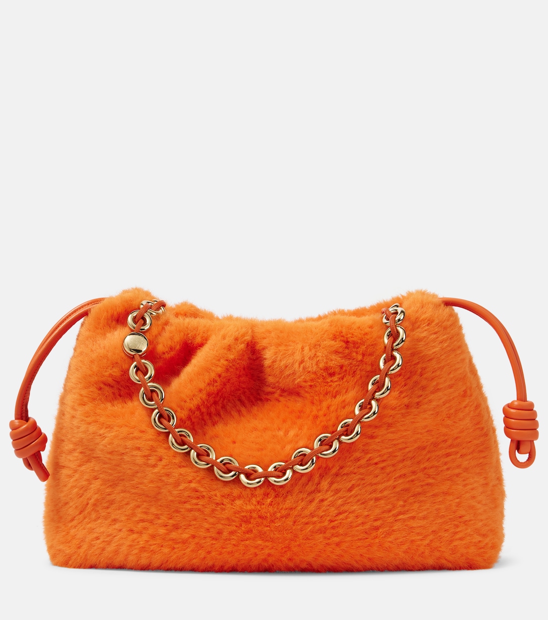 Flamenco Large faux fur clutch | Loewe