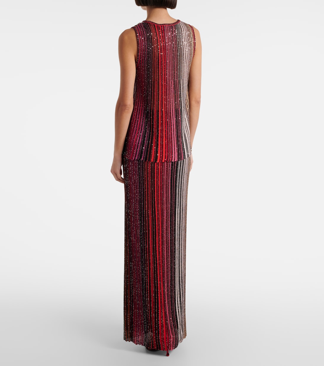 Top aus Stick mit Pailletten | Missoni