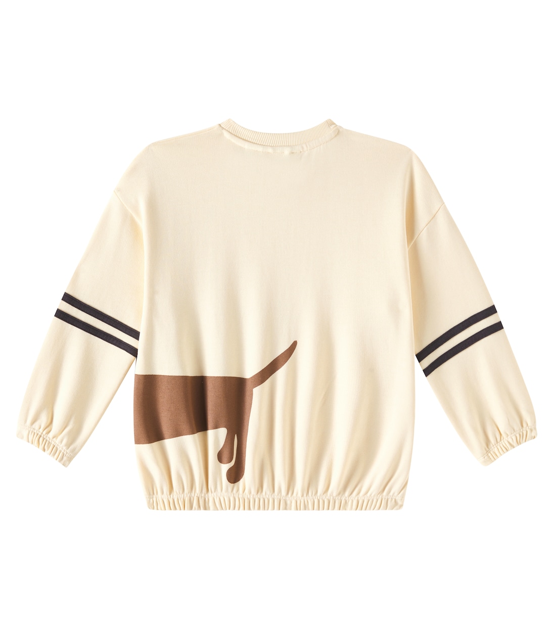 Felpa Dog in cotone a righe | Mini Rodini
