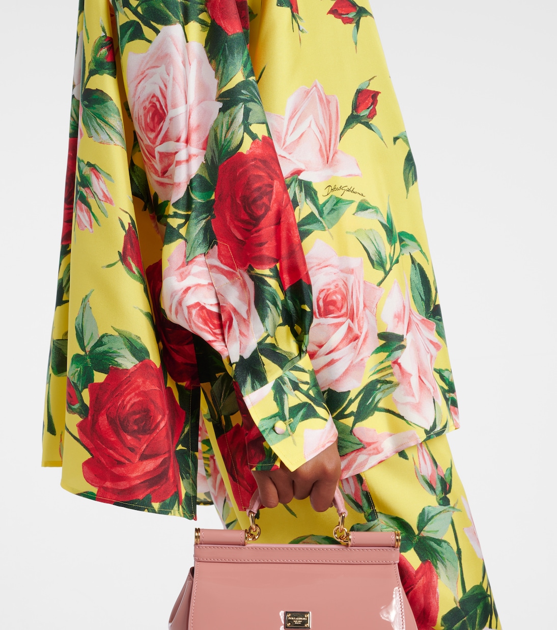 Chemise en soie à fleurs | Dolce&Gabbana