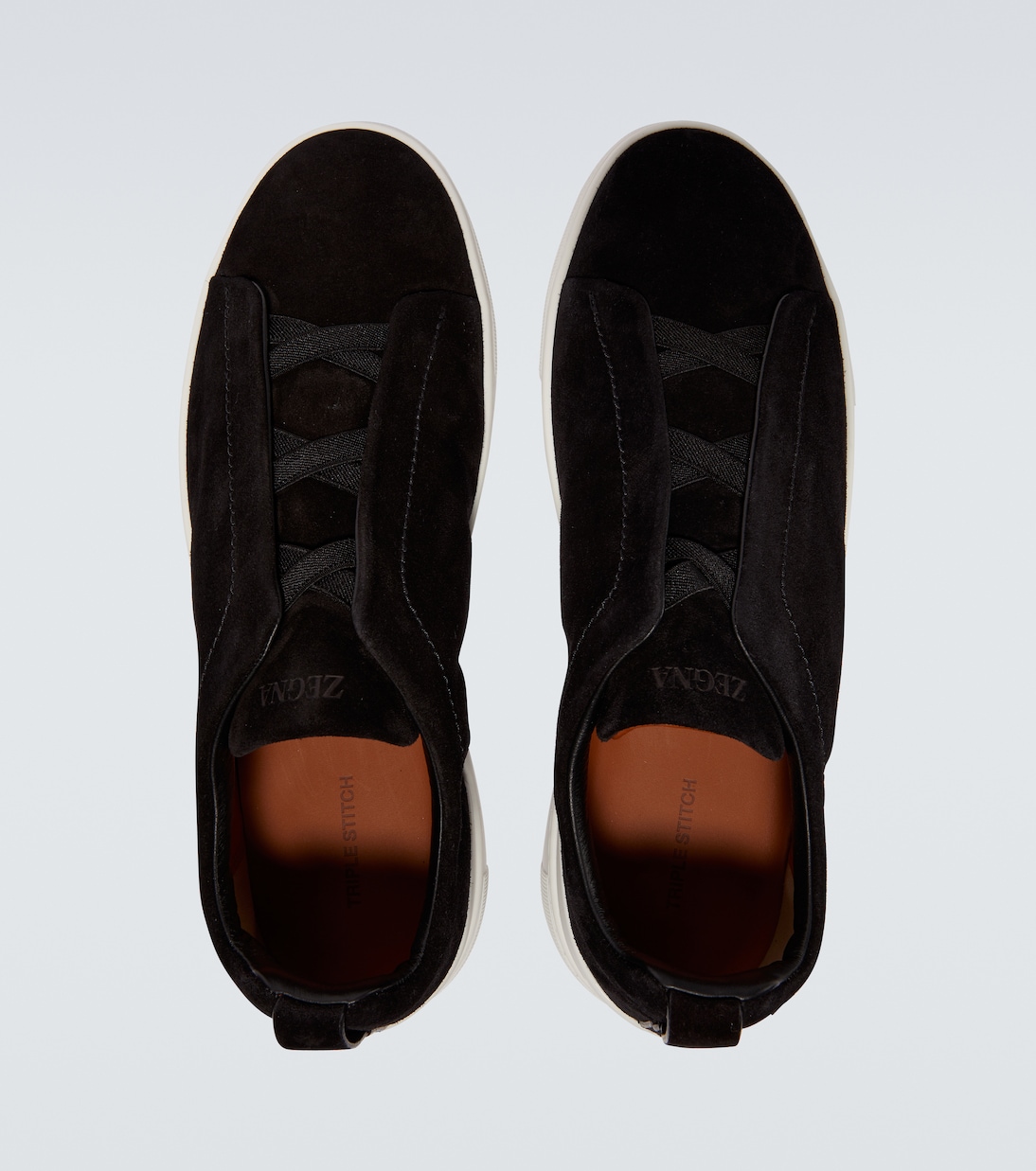 Sneakers Triple Stitch aus Veloursleder | Zegna