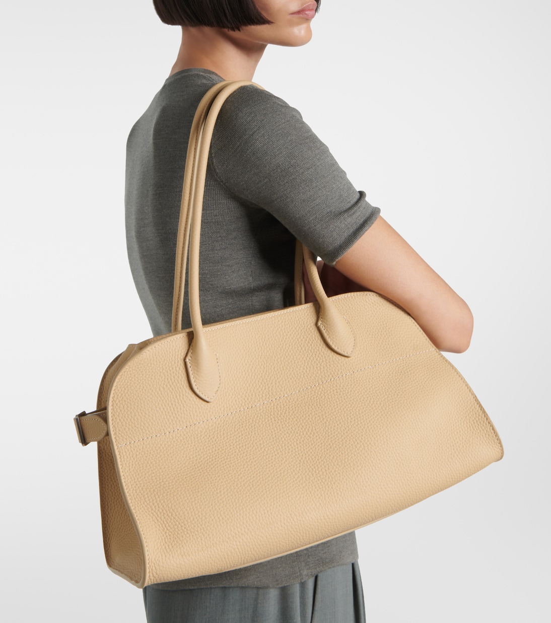 Borsa a spalla Margaux 12 in pelle | The Row