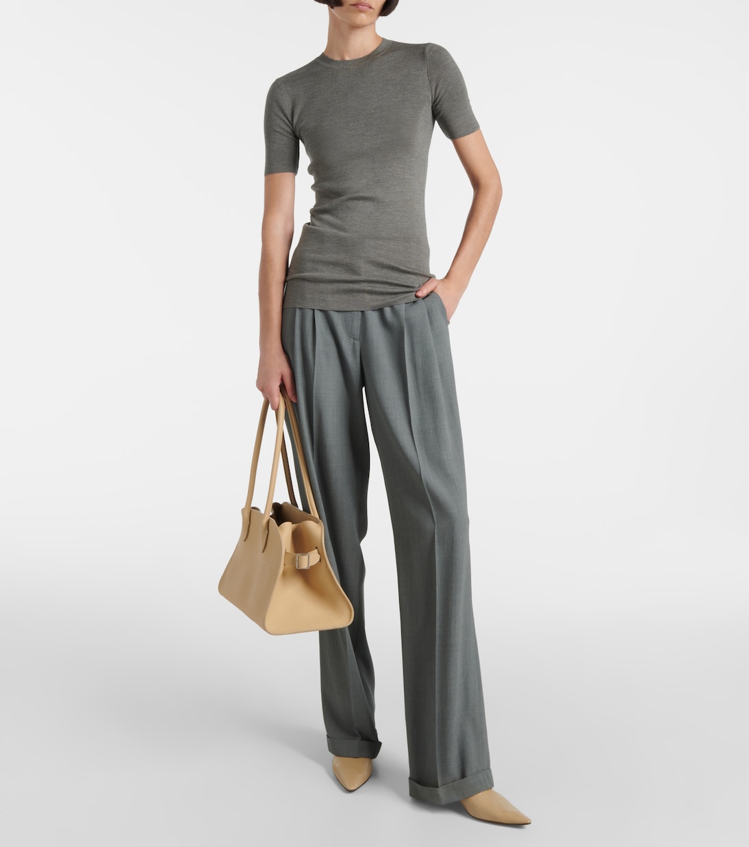 Borsa a spalla Margaux 12 in pelle | The Row