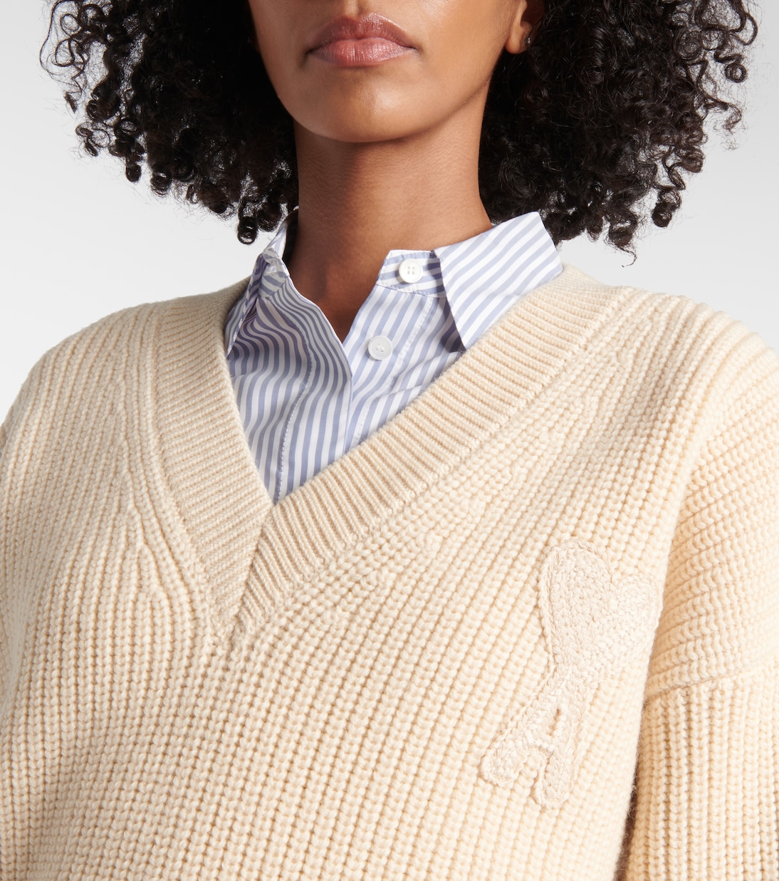 Ami De Cœur Pullover aus Schurwolle | Ami Paris