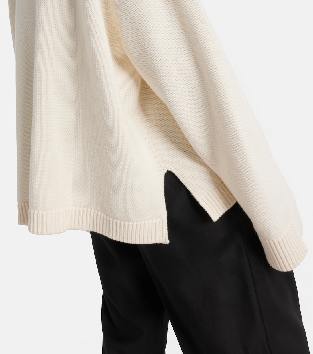 Rhea wool and cotton turtleneck sweater | The Frankie Shop